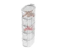 Generico Salt Container - Transparent Airtight Organizer - Salt and Pepper Containers - for Home Seasonings Kitchen Dining Cooking Restaurant Bar Outdoor Camping Travel Picnic