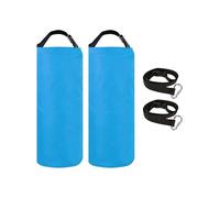 Generico Sand for Canopy - Pack of 2 Durable Polyester 50 x 17.5 cm | Windproof Fastening Straps and Portable Design | Tent Bags for Gazebo | Pergola Anchor | Ten