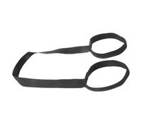 Genérico Sangle De Transport Pour Yoga Tapis 55 x 2.5 cm Polyester Black - Adjustable Bandoulière with Elastic Band 30 x 2.5 cm - Accessoire Portable Durable Et Washable Pour Yoga Et Fitness