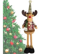 Generico Santa Claus Decoration, Santa Decoration | Standing Snowman with Extendable Legs Snowman | Standing Figure of the Snowman, Christmas Decoration
