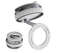 Genérico Saugnapf Telefon Mount - Vakuummagnetischer Telefonhalter | Navigation Shalter mit Magnet | Auto Interior Accessories | Automobil Wiege | Duschwandhalterungen für Alle Smartphones