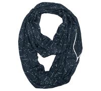 Genérico Scarf with Pocket, Shawl with Sun Protection and Anti-Theft, Winter Decorative Scarf, for Men Women Young Adult Home Travel Outdoor Casual Use Soft Fabric And Multipurpose, Black/White