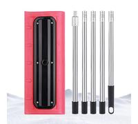 Generico Schneeräumer für - teleskopstange Schaber mit Abnehmbarem Griff | Schneerechen für Haus- und Autodach - für Autofahrer, Hausbesitzer, Dachrinnenreinigung, Einfahrten, Fahrzeughauben