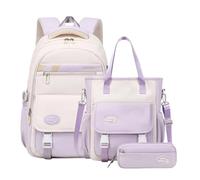 Generico School Bag Set, Kids Bookbag Bundle, Cute Knapsack with Pen Pouch, Lightweight Tote Backpack for Boys, Girls, Kids, Travel, School, Preschool, Daily Commute, Outdoor, 17.72 x 12.6 x 7.48