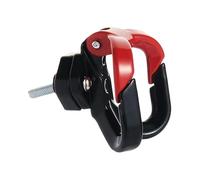 Genérico Scooter Hook: Aluminum Alloy Front Claw Hooks, Metal Motorcycle Helmet and Luggage Holder, Handy Hanging Hook for Bags, Helmets and AUR, red, Consulte la descripción, See description