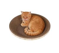 Generico Scratch Pad for Cats - Round 35 cm Cardboard Grinder, Interactive Protection for Furniture Living Room Apartment Balcony Corner | Study Room Space from to Floor