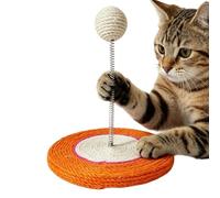 Genérico Scratcher, Interactive Scratcher with Sisal Ball | for Kittens - for Climbing Play on the Ground Simulate Hunting Training Exercise Indoor Scratching Toy