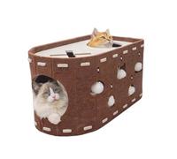 Genérico Scratching House for Cats, Indoor Cat Shelter - Protects Furniture Educational Toy for Indoor Home Office Balcony Bedroom Living Room