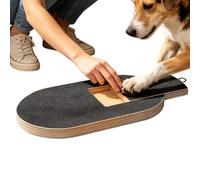Generico Scratching Post for Dogs | Wooden Limer Mat with Prize Compartment - Canine Scratching Mat - for Play Anti Boredom Home Enrichment Pet Cognitive Stimulation Mat