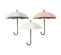 Genérico Selbstklebender Key Holder - Self Adhesive Key Holder Für Die Wand, 3 x Rain Chuts, Decorative Wall Haken, Stabile Shower Hut, Handtuch, Hand Towel