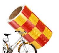 Generico Self-adhesive for cars, reflective stickers red-yellow for signalling | Reflective Safety Tape, for Sedan Pickup Boat Yacht ATV Motorcycle Trailer Truck