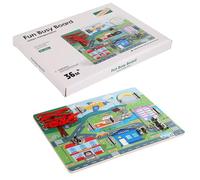 Generico Sensory Activity Board - Games Learning Motor Skills, Puzzle with Basic Skills for Life | for Children Home School Car Travel Parties Birthday Christmas