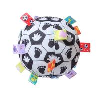 Generico Sensory Balls - Soft Fabric 13 x 13 x 13 cm | Plush Activity Ball with High Contrast Colours | Game for Tactile Development, Fine Handling, Visual Learning and