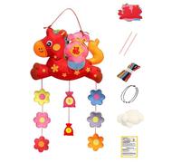 Generico Sewing Kit, Interactive and Educational Activity with Horse Theme - Home Sewing Set | For Children Boy Daily Entertainment Birthday New Year Holiday Home