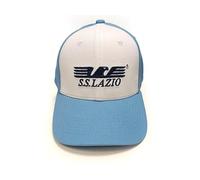 Generico Sfiziosa Lazio Hat with Visor White/Light Blue with Eagle Logo Baseball Cap, sky blue, One Size