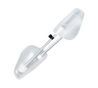 Genérico Shoe Traces - 1 Pair of Long Lasting Elastic Shoe Stretcher with Spring | Support Shape Footwear - For Dad Mom Husband Wife Boyfriend Sneakers Dress Leather Work Hiking, Transparent White Man