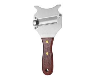 Generico Shot Chocolate - Truffle Cheese Slicer | Spies Grate | Stainless Steel Chocolate Chopping Boards with Wooden Handle for Vegetables, Chocolates, Mushrooms