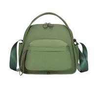 Generico Shoulder Bag - Lightweight Casual Durable Synthetic Housing Unit | for Commuter Bag Lifestyle Daily Work Outdoors School Urban Travel Routine Commuting, Green, riferimento alla descrizione