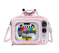 Genérico Shoulder Bag, TV Shoulder Bag - Large Capacity Backpack for Travel and Daily Use, pink, Consulte la descripción