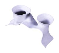 Genérico Shrimp Shelter, 7.48x3.54x3.3in Hidden Fish Spots, Two Holes Underground Tunnel Cave, Underwater Viewing Tube, Aquarium Tunnel for Shrimp Habitat, Shrimp