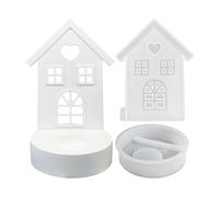 Generico Silicone for Resin in the Shape of a House Flexible and Non-stick | Silicone DIY Crafts for Home Decoration Candle Sculpture Gifts Party Valentine's Family Adults
