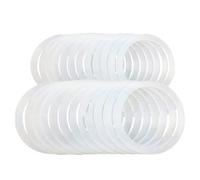 Genérico Silicone Jar Gaskets,10pcs Food Grade Rubber Seal | Replacement Silicone Cup Gaskets, Airtight Gasket Sealing Rings, 2.7/3.4 Inch