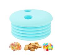 Genérico Silicone Snack - Snack Box with Lid | Portable Food Container | Food Grade Dustproof and Dirt Proof Silicone Fruit Candy Boxes, Alm