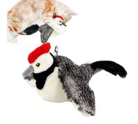 Genérico Singing Bird Cat Toy | Boredom USB Rechargeable | Flutter & Squeak Toys, for Cats, Small Dogs, Puppies, Home, Indoor, Outdoor, Travel