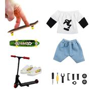 Generico Skate Park Kit - Skate Park, Party Supplies with Skating Toys, Skating Tools, Shoes, Trousers, Indoor Toys for Birthday