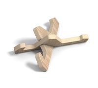 Genérico Skateboard Pastry Box - 26.5cm Wooden 1 Pair Skateboard Shelves Wall Mount | Snowboard Storage Covered for School & Club Home Store Easy Ins