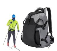 Genérico Ski Backpack | Sports Backpack 30L - Snowshoe Holder for Helmet Protection Clothing Skiers Snowboarders Travelers Resort Visitors Camping Hiking Cycling