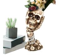 Generico Skull Planter Table Home Decorations Do Not Listen, Read, Say, Shaped Garden Decoration