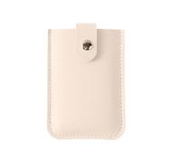 Generico Slim Card Holder - PU Leather 6 Slots Card Holder with Button | Portable Credit Card Holder for Business Cards Membership, Mechanism Wallet, White, riferimento alla