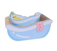 Genérico Small Cat Bed - Bathtub | Scratching Board - Lit Pour Chat In Cardboard | Cardboard Cat Bed with Scratcher | Cuccia A Vasca per Gatti | 2026 Pro | Kitten | Decor | White