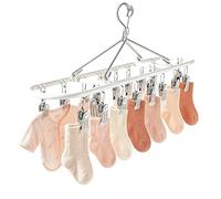 Genérico Small Clothes Drying Rack, Portable Hanger Rack, 17.32x3.54in Laundry Drying Stand, Underwear Bra Towel Organizer, Home Apartment Dorm Outdoor Travel Clothes Dryings Stand for Everyday Use