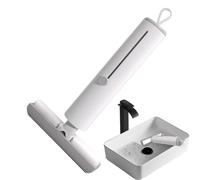 Genérico Small Mop for Bathroom, Self-Discharge Cleaner for Dining Table - Portable Mop for Surface Cleaning Wooden Floors Kitchen Bathroom Tiles Mirror Window Car Pet Area