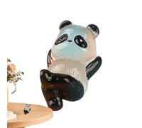 Generico Small Resin Glitter Pandas, Small Panda Figures, Portable Animal Figures - Exquisite workmanship Resin Figures for Colleagues of Family Friends