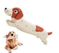 Generico Small Squeaky Toys for Dogs - Squeaky Dachshund Teething Toy for Pets | Squeaky Toys Teething Puppies | Enrichment Exercise and Play Indoor Outdoor