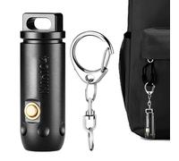 Generico Small Torch - Portable with Hat Clip | Small Waterproof Flashlight 4 Modes for Running Cycling Camping Hiking Outdoor Activities