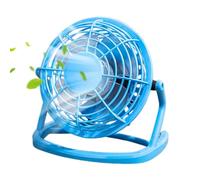 Genérico Small USB Fan: Adjustable Rechargeable Personal Fan Speeds | Small Quiet 4 Inch Portable USB Desktop | The