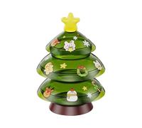Generico Snack Box | Three Layers Christmas Tree Tray, Appetizer Trays, for Christmas Parties in the Kitchen for Desserts, Fruits, Nuts and Serving