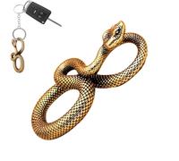 Genérico Snake Statuette - Solid Bronze Snake, Fantasy Inspired Animal Statue Miniature Art Piece/Mystic Wealth Symbol Showcase Idea