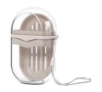 Generico Soap Dish Travel - Portable Leakproof Travel Soap Dish | Transparent Soáp Case Bathroom Box for Home Garden Kitchen Shower Bath Camping School Outdoor And Conveniently.