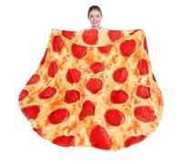 Generico Sofa Blankets, Soft Blanket | Creative Pizza Blankets | Comfortable Pizza Blanket, Funny Realistic Food Blankets for Adults and Kids