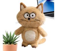 Generico Soft Plush Cat - Soft Plush to Hug - Cat Toy for Bed, for Living Room Bookcase Table Study Children's Bedroom Gift