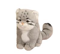 Generico Soft Plush Doll - Pallas Cat Doll Cute Home Decor, Realistic Round Body Shape, Wild Decorative Pillow for Kids Boys Girls