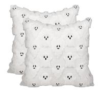 Generico Soft Sofa Covers - 2 Pieces Halloween Ghost | Decorative Throw Covers 18x18 inches | Halloween Room Sofa Cafe Cushions