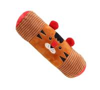 Generico Soft Toy for Dog | Soft Tiger Animal Toy | Interactive Squeaky Toy for Indoor Enrichment and Travel - Reduce Boredom and Entertainment at Home