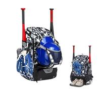 Generico Softball Bag - Lightweight Large Backpack with Adjustable Shoulder Straps | Softball Bat Bag - Football Football Sports Games Travel and Practice Training Summer and Spring, Camouflage