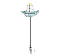 Generico Solar Fountain for Bath, Bluebird Garden Drinker, Water Bottle, Ideal for Garden, Terrace, Courtyard, Balcony and School